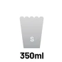 7.2x7.2x12.5 cm (350 ml)